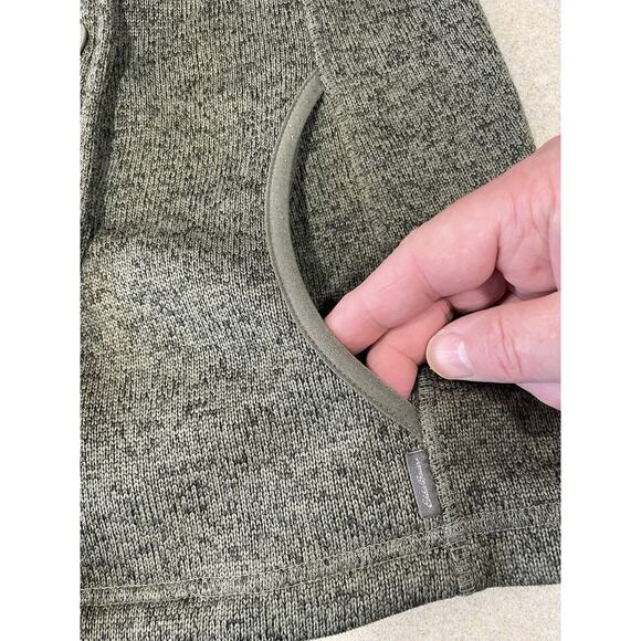 Eddie Bauer Radiator Button Up Peacoat Women’s Size Large Green Outdoor Wear - Picture 9 of 11